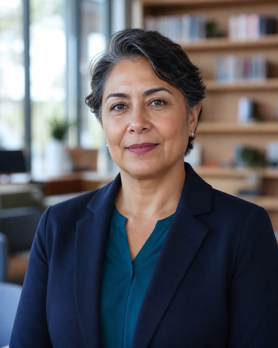 Dr. Elena Marín, fictional Head of School at Horizon