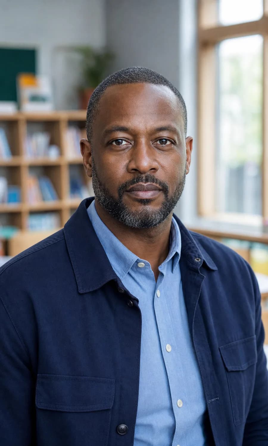 Kwame Mensah, fictional Director of Learning at Horizon
